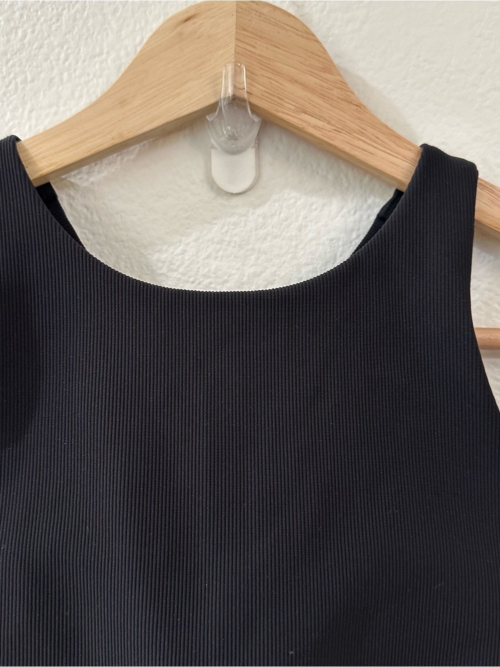 Lululemon Energy Bra Ribbed High Neck Long Line Black Size 4 - Picture 4 of 11